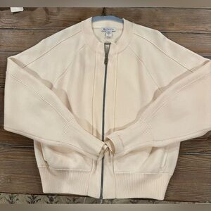 Cream Athleta Bomber Jacket